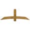 Ekena Millwork Bellingham Rough Sawn Timber Gable Bracket, Western Red Cedar, 72"W x 27"H x 6"D x 6"F, 9/12 Pitch GBW072X27X0606BEL00RWR - alternate 1